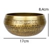 Тибетська співаюча чаша Singing bronze 17/17/8,4 см Бронзовий (26594) в інтернет супермаркеті PbayMarket!