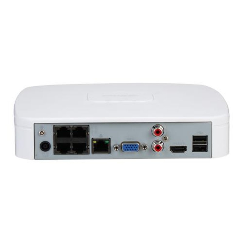 IP-відеореєстратор 4-канальний з PoE Dahua DHI-NVR2104-P-I2