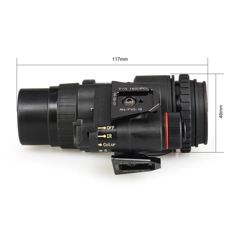 Прилад нічного бачення із кріпленням на шолом FMA PVS-18A1 USA (2124619958)
