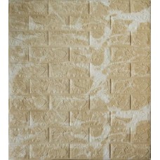 Самоклеюча декоративна 3D панель Loft-Expert мармур капучино 700x770x5 мм