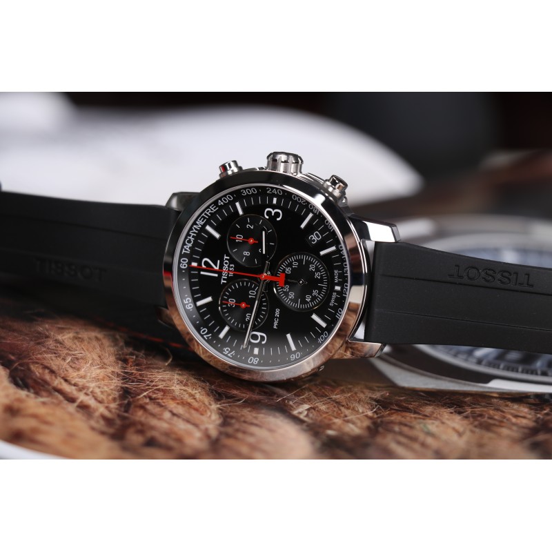 Годинник Tissot PRC 200 Chronograph T114.417.17.057.00
