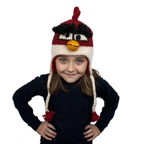 Шапка з вушками дитяча Kathmandu Animals Angry bird Червоний (22913) в інтернет супермаркеті PbayMarket!