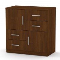 Комод Компаніт 2+4 Горіх екко (84х45х85 см) Комод Компаніт 2+4 Горіх екко (84х45х85 см)