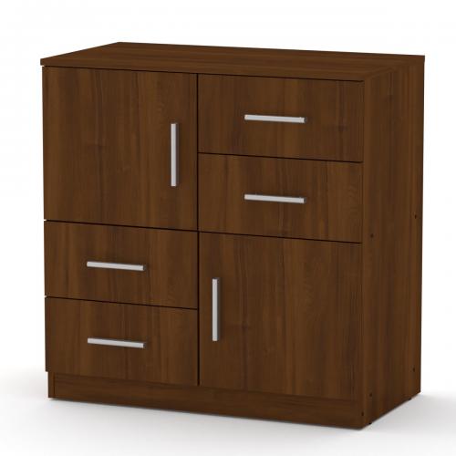 Комод Компаніт 2+4 Горіх екко (84х45х85 см) Комод Компаніт 2+4 Горіх екко (84х45х85 см)