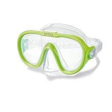Маска для плавання Intex 55916, розмір M (8+), обхват голови ≈ 50-56 см, зелена