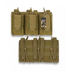 Потрійний підсумок під магазини Barbaric 280x165x60 мм Койот (34902-CO)