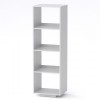 Шафа книжкова Компаніт МГ-5 тумба-3 Компаніт Німфея альба (50х40х158 см)