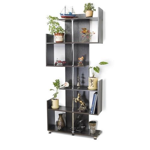 Полка напольна Тиса Мебель М-6 Темний горіх 195x27x83.2 см Полка напольна Тиса Мебель М-6 Темний горіх 195x27x83.2 см