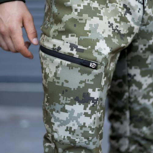 Штани карго чоловічі Pobedov Static 51140 S Піксель (00000008539)