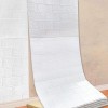 Самоклеюча 3D панель Sticker Wall під білу цеглу в рулоні 20000x700x3мм (R001-3-20)