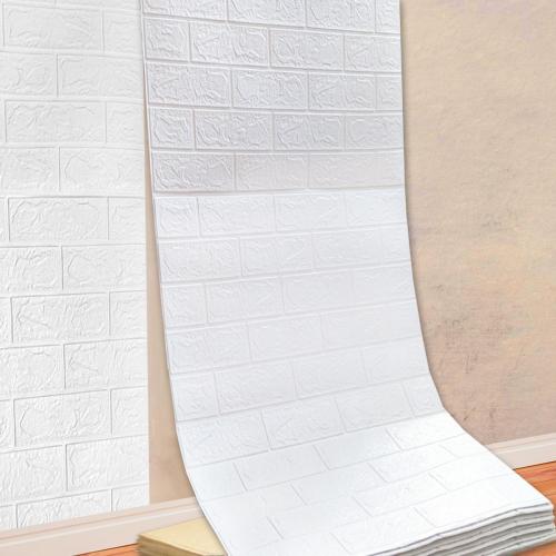 Самоклеюча 3D панель Sticker Wall під білу цеглу в рулоні 20000x700x3мм (R001-3-20)