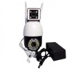 Камера відеоспостереження вулична Dual No Brand Camera P12 WI-FI IP V380PRO 8760 White