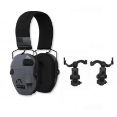 Тактичні навушники на шолом Walkers Razor + кріплення OPS Core чебурашки Сірий (2372643525)