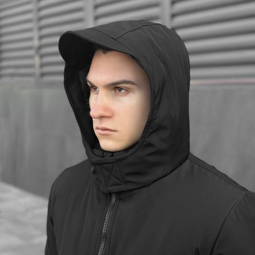 Чоловіча зимова куртка Pobedov Jacket Motive 145081 XL Чорний (00000000390) Чоловіча зимова куртка Pobedov Jacket Motive 145081 XL Чорний (00000000390)