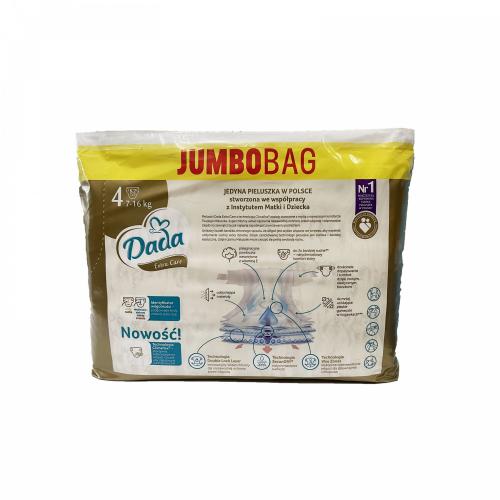 Дитячі одноразові підгузки Dada Extra Care Jumbo Bag Розмір 4 Maxi (7-16 кг) 82 шт в інтернет супермаркеті PbayMarket!