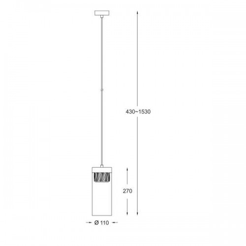 Люстра Zuma Line GEM P0389-01D-F7AC