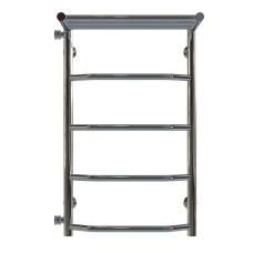 Рушникосушарка водяна Трапеція з полицею П5 400х700 Deffi Хром (C.TP.70.40.5.C.B)