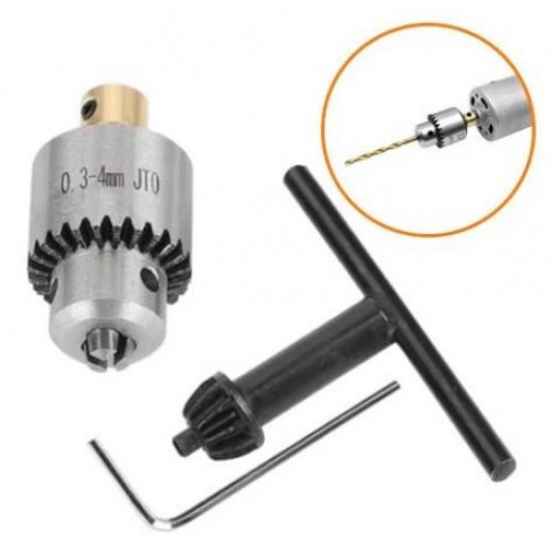 Патрон свердлильний PCB 0.3-4мм під 3.17мм JT0 вал для мікродрелі Патрон свердлильний PCB 0.3-4мм під 3.17мм JT0 вал для мікродрелі