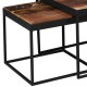 Комплект журнальних столиків у стилі Loft NS-309 480x850x450 мм Черный