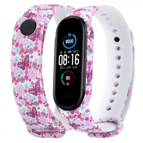 Ремінець Painted Strap для Xiaomi Mi Band 3/4 Butterflies Ремінець Painted Strap для Xiaomi Mi Band 3/4 Butterflies