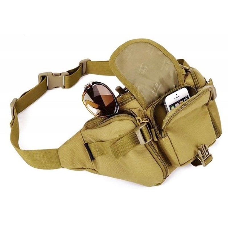 Тактична поясна сумка Edibazzar 32x15x13 см Койот (1870739977)
