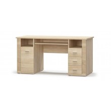 Стіл письмовий Меблі Сервіс Гресс 1Д3Ш дуб самоа