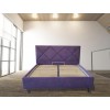 Ліжко BNB Pallada Premium 120 х 190 см На ніжках З додатковою металевою цільнозварною рамою Бузковий