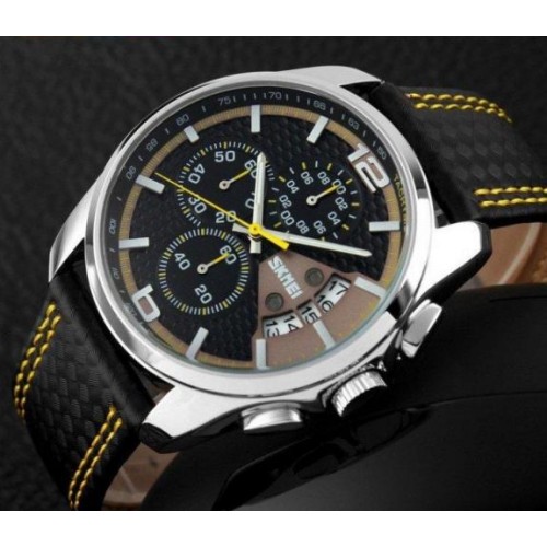 Годинник чоловічий Skmei 9106 Spider Black Годинник чоловічий Skmei 9106 Spider Black