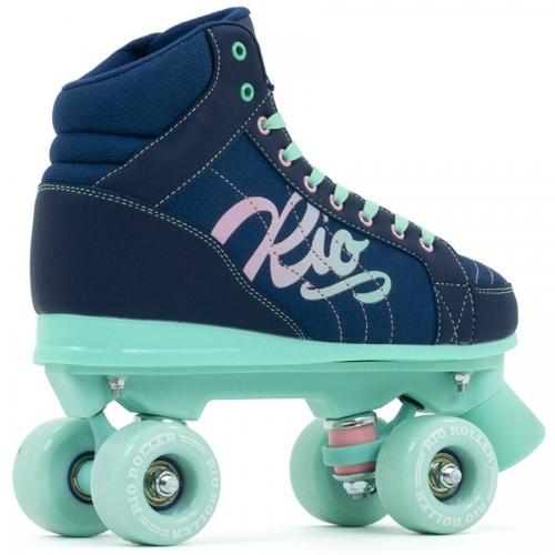 Дитячі роликові коньки Rio Roller Lumina 35.5 Navy-green в інтернет супермаркеті PbayMarket!