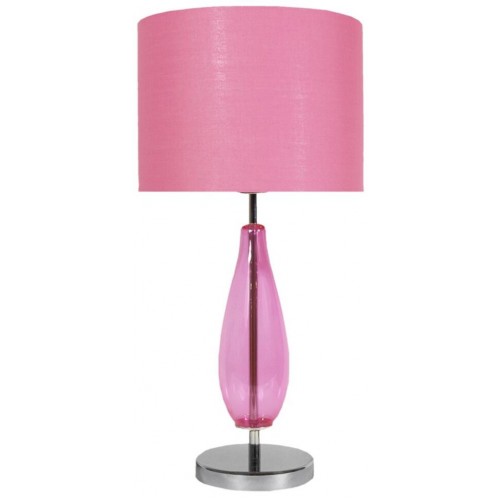 Настільна лампа Candellux Marrone 30x60 см Сріблясто-рожевий (41-01252)