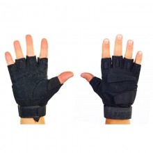 Тактичні рукавички з відкритими пальцями BLACKHAWK Bc-4380 L black (SKL1080)