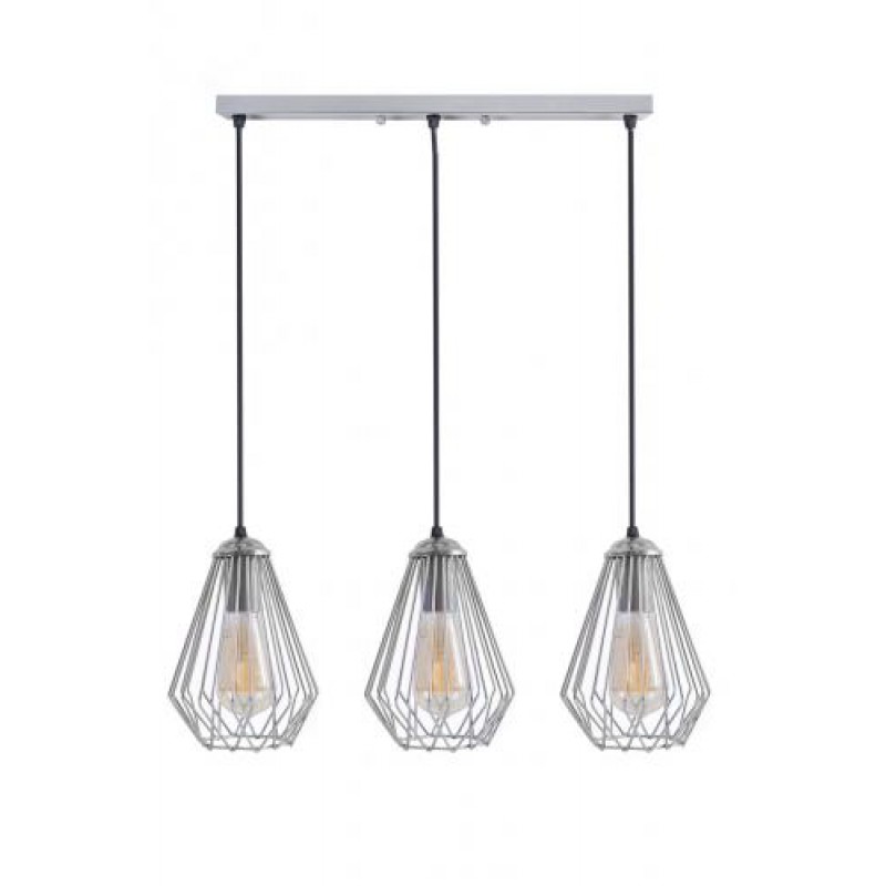 Світильник підвісний у стилі лофт MSK Electric Silvia NL 05371-3 CR