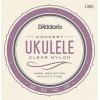 Струни для укулеле D'Addario EJ65C Clear Nylon Concert Ukulele Strings 28/28