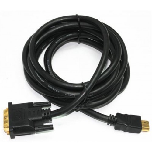 Кабель Cablexpert (CC-HDMI-DVI-7.5MC) HDMI-DVI 7.5м чорний в інтернет супермаркеті PbayMarket!