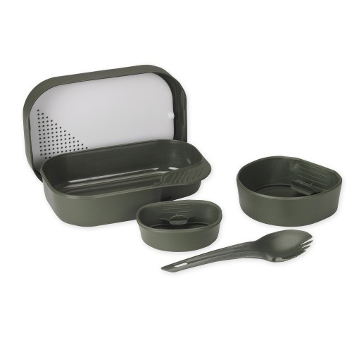 Набір посуду Wildo Camp-A-box Complete Olive (WIL-102649) Набір посуду Wildo Camp-A-box Complete Olive (WIL-102649)
