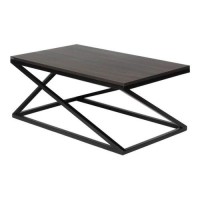 Кавовий журнальний столик у стилі Loft NS-546 430x1000x600 мм Черный Кавовий журнальний столик у стилі Loft NS-546 430x1000x600 мм Черный