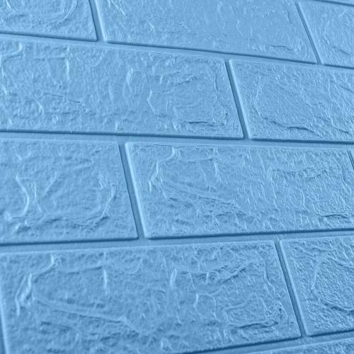 Самоклеюча декоративна 3D панель 3D Loft OS-BG03-3 Під блакитну цеглу 700x770x3мм Самоклеюча декоративна 3D панель 3D Loft OS-BG03-3 Під блакитну цеглу 700x770x3мм