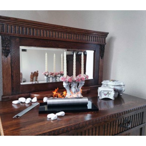 Біокамін BiokominkiGMT Stainless 360х66х151 Black Біокамін BiokominkiGMT Stainless 360х66х151 Black