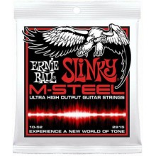 Струни для електрогітари Ernie Ball 2915 M-Steel Top Heavy Bottom Slinky Electric Guitar Strings 10/52