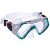 Маска для плавання дитяча Zelart M169-PVC (5-12років, термоскло, PVC, пластик) Зелений (PT0830)