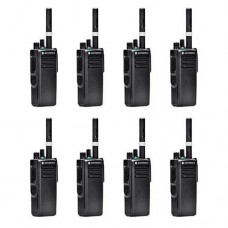 Комплект рацій Motorola Шифрування DP4400 VHF AES-256 8 шт Чорний (2053)