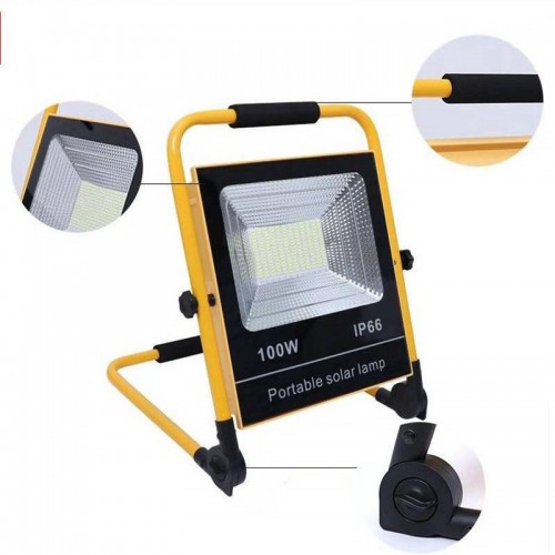 Світлодіодний LED прожектор на сонячній батареї Bailong BL-100 DL 98123 Світлодіодний LED прожектор на сонячній батареї Bailong BL-100 DL 98123
