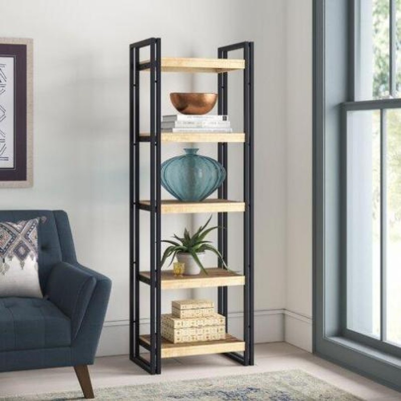 Стелаж для зберігання в стилі Loft Чорний NS-1884 1830x600x400 мм