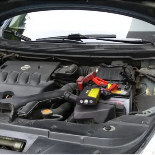 Пусковий автомобільний пристрій для акумулятора з компресором у валізі JUMP STARTER Power Bank 50800mAh