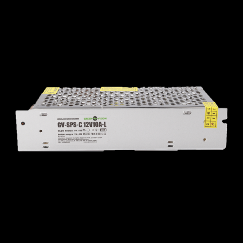 Імпульсний блок живлення GreenVision GV-SPS-C 12V10A-L 120W 199х98х42 мм Імпульсний блок живлення GreenVision GV-SPS-C 12V10A-L 120W 199х98х42 мм