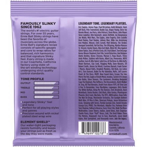 Струни для електрогітари Ernie Ball 2227 Ultra Slinky Nickel Wound 10/48 Струни для електрогітари Ernie Ball 2227 Ultra Slinky Nickel Wound 10/48