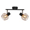 Спот Candellux Acrobat 40x17 см Чорно-мідний (92-22202)