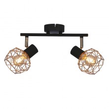 Спот Candellux Acrobat 40x17 см Чорно-мідний (92-22202)