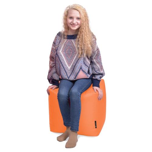 Пуф Кубик Оксфорд 40х40 Студія Комфорту Розмір Стандарт Помаранчевий Пуф Кубик Оксфорд 40х40 Студія Комфорту Розмір Стандарт Помаранчевий