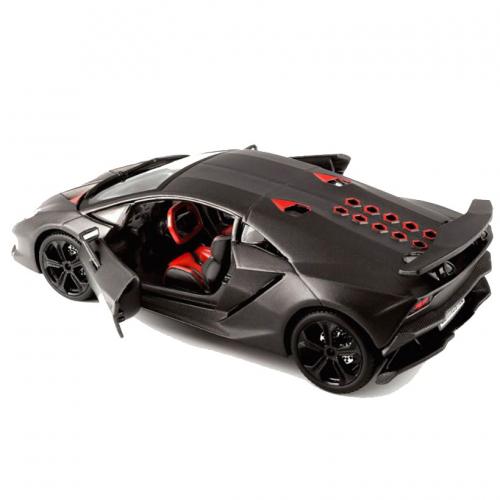 Модель машинки Lamborghini Sesto Elemento Gray 1:24 Bburago OL32859 Модель машинки Lamborghini Sesto Elemento Gray 1:24 Bburago OL32859